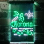 Corona Neon Sign Fish Sun Palm Island 1