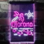 Corona Neon Sign Fish Sun Palm Island 1