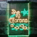 Corona Neon Sign Fish Sun Palm Island 1