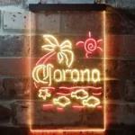 Corona Neon Sign Fish Sun Palm Island 1