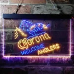 Corona Neon Sign Fishing Welcome Anglers 1