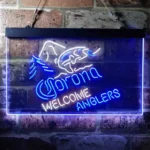 Corona Neon Sign Fishing Welcome Anglers 1