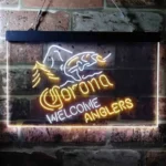 Corona Neon Sign Fishing Welcome Anglers 1