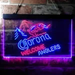 Corona Neon Sign Fishing Welcome Anglers 1