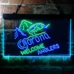 Corona Neon Sign Fishing Welcome Anglers 1