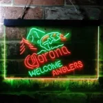 Corona Neon Sign Fishing Welcome Anglers 1