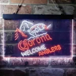 Corona Neon Sign Fishing Welcome Anglers 1