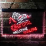Corona Neon Sign Fishing Welcome Anglers 1