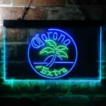 Corona Neon Sign Palm Tree Tree Island Circle 1