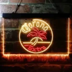 Corona Neon Sign Palm Tree Tree Island Circle 1