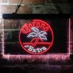 Corona Neon Sign Palm Tree Tree Island Circle 1