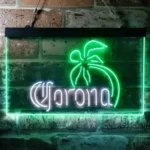 Corona Neon Sign Palm Tree Tree Island Simple 1