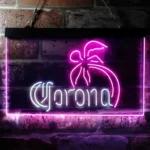 Corona Neon Sign Palm Tree Tree Island Simple 1