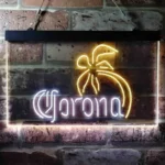 Corona Neon Sign Palm Tree Tree Island Simple 1