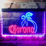 Corona Neon Sign Palm Tree Tree Island Simple 1