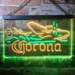Corona Neon Sign Seaplane Hydroplane 1