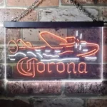 Corona Neon Sign Seaplane Hydroplane 1