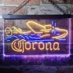 Corona Neon Sign Seaplane Hydroplane 1