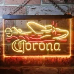 Corona Neon Sign Seaplane Hydroplane 1
