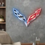 Corvette Neon Sign Logo 1