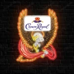 Crown Royal Neon Sign Bespoke Logo Custom American Eagle 1