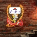Crown Royal Neon Sign Bespoke Logo Custom American Eagle 1