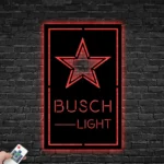 Dallas Cowboys Metal Sign Busch Light 1