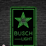 Dallas Cowboys Metal Sign Busch Light 1