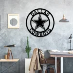 Dallas Cowboys Metal Sign Cowboys Star 1