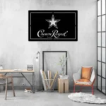 Dallas Cowboys Metal Sign Crown Royal 1