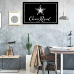 Dallas Cowboys Metal Sign Crown Royal 1