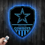 Dallas Cowboys Metal Sign Shield Shape 1