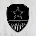 Dallas Cowboys Metal Sign Shield Shape 1