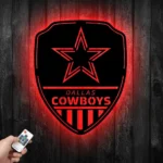 Dallas Cowboys Metal Sign Shield Shape 1