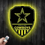 Dallas Cowboys Metal Sign Shield Shape 1