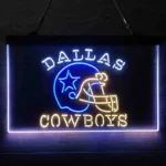Dallas Cowboys Neon Sign Detailed 3 Color 1