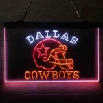 Dallas Cowboys Neon Sign Detailed 3 Color 1