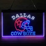 Dallas Cowboys Neon Sign Detailed 3 Color 1