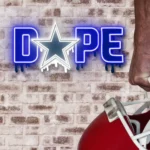 Dallas Cowboys Neon Sign Dripping Dope 1