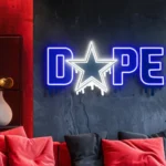 Dallas Cowboys Neon Sign Dripping Dope 1