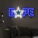 Dallas Cowboys Neon Sign Dripping Dope 1