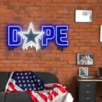 Dallas Cowboys Neon Sign Dripping Dope 1