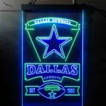 Dallas Cowboys Neon Sign Est 1960 1