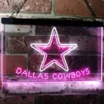 Dallas Cowboys Neon Sign Logo Light 1