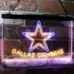 Dallas Cowboys Neon Sign Logo Light 1