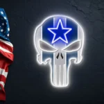 Dallas Cowboys Neon Sign The Punisher 1