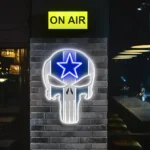 Dallas Cowboys Neon Sign The Punisher 1