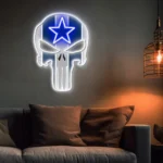Dallas Cowboys Neon Sign The Punisher 1