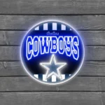 Dallas Cowboys Neon Sign Vintage Acrylic 1
