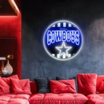 Dallas Cowboys Neon Sign Vintage Acrylic 1